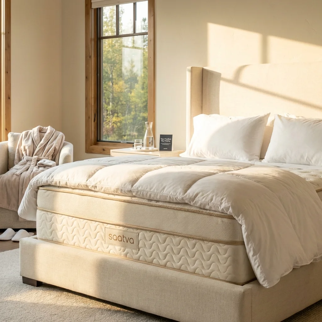 airbnb bedroom mattress with high quality linens